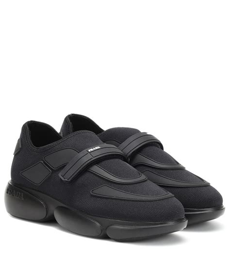 prada black cloudbust sneakers|prada cloudbust fabric sneakers.